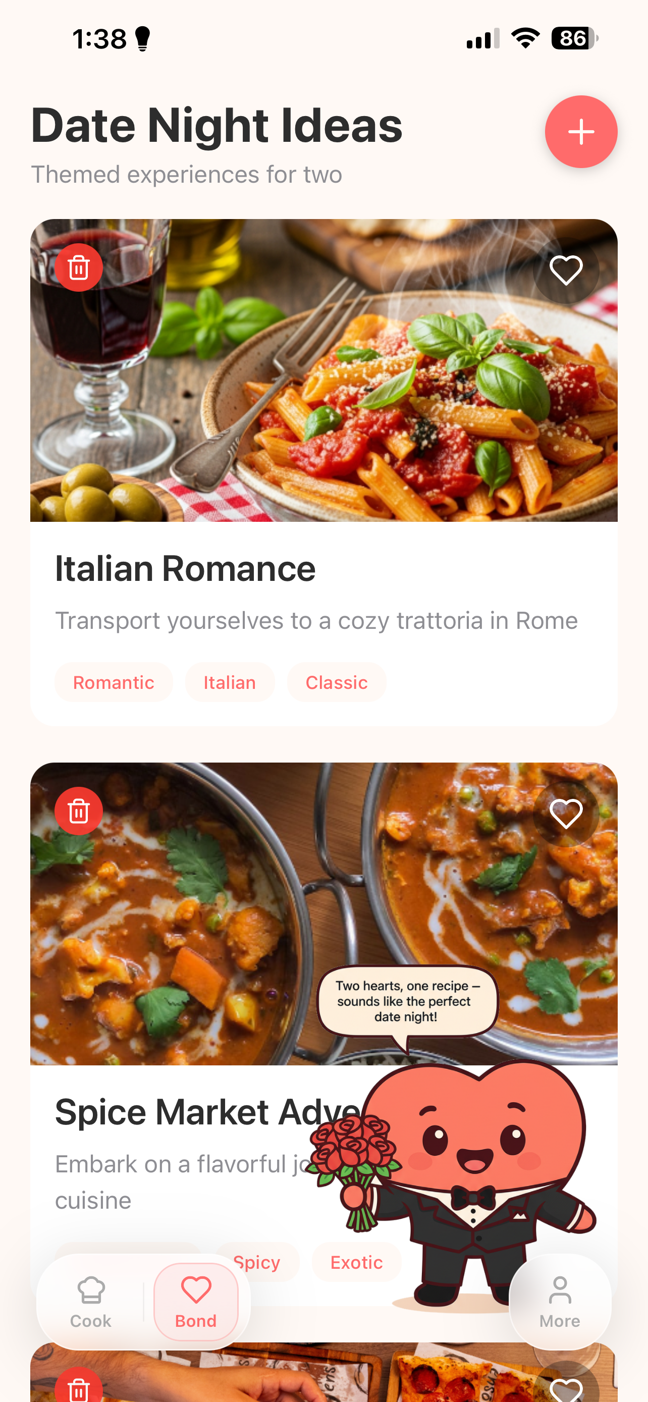 Curated date night ideas and themes in SavorUs