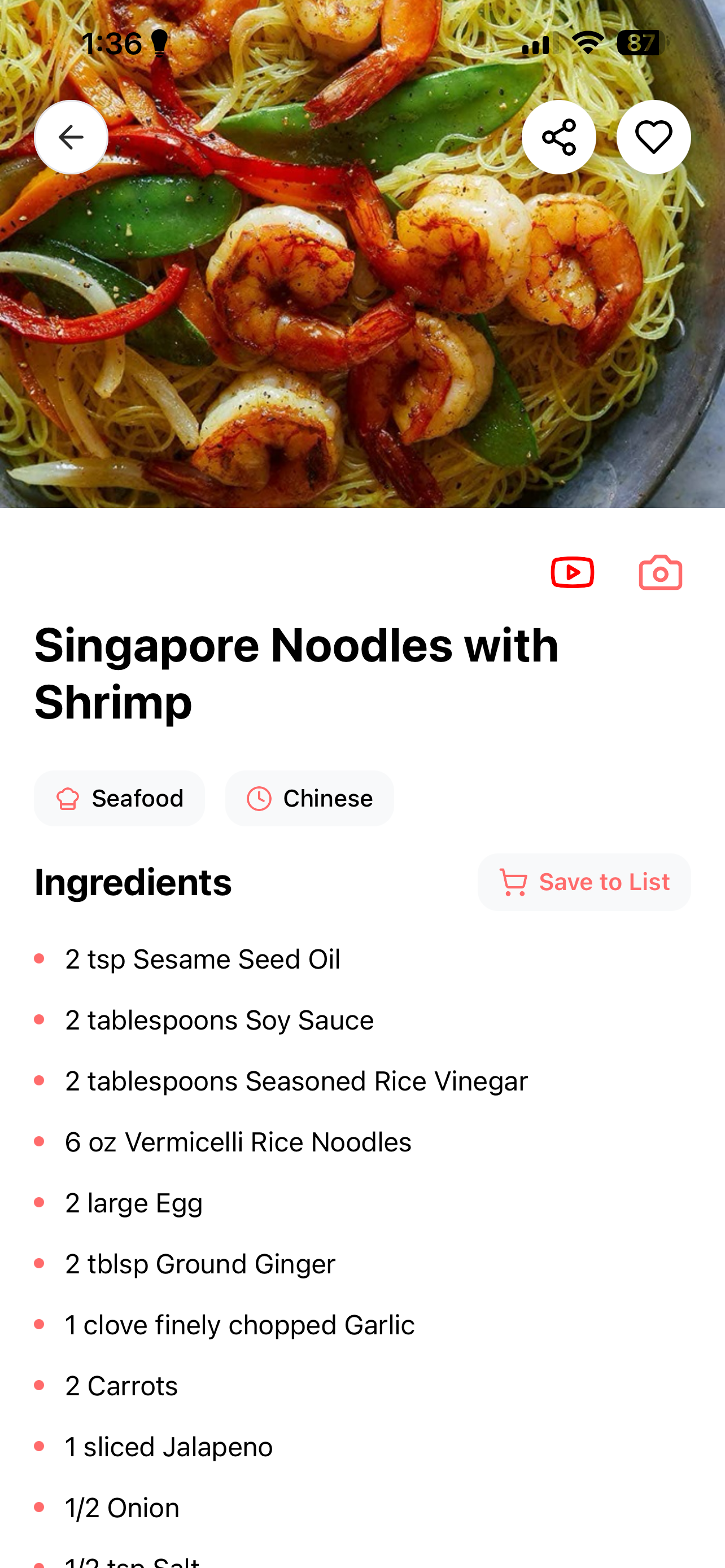 Interactive step-by-step recipe with Cook Mode in SavorUs
